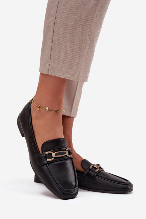 Dámské Mokasíny S Ozdobou Černé Priscelle