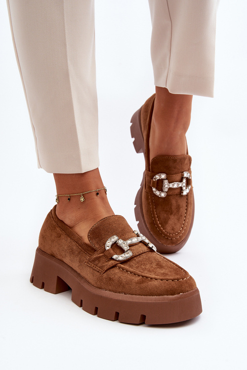 Dámské mokasíny s ozdobou Camel Ellise