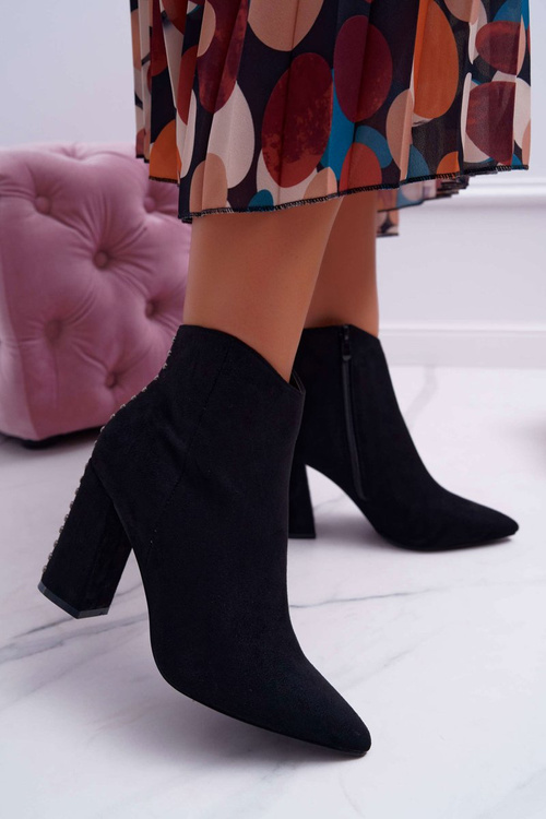 Dámske vysoké podpätky s nimi v čiernom občerstvení RB23P
