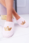 Dámske papuče Soxo Golden Crown Pink