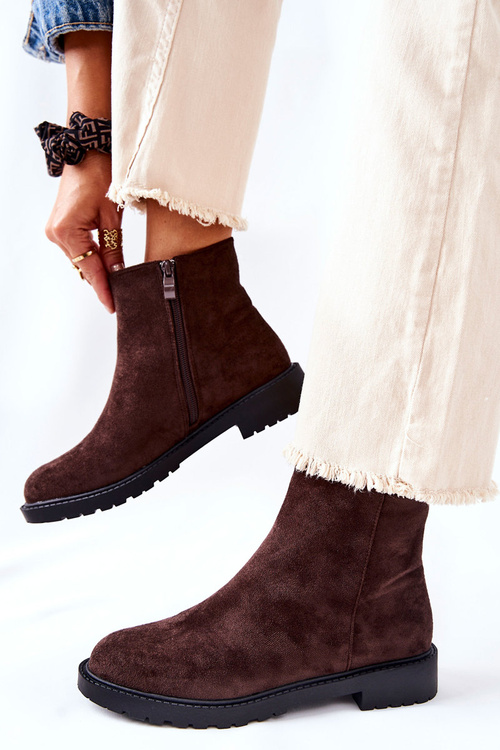 Ploché podpätky hnedé laurette topánky