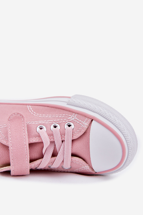 Detské Tenisky Na Suchý Zips Rúžové Obidana