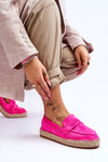 Ženský semiš Espadrilles Keyla fuchsia