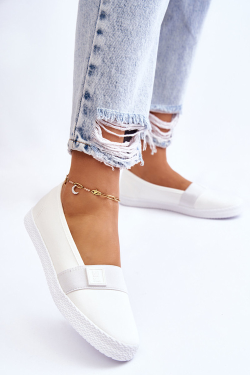 Dámske sklzy -tenisky Big Star LL274201 biela