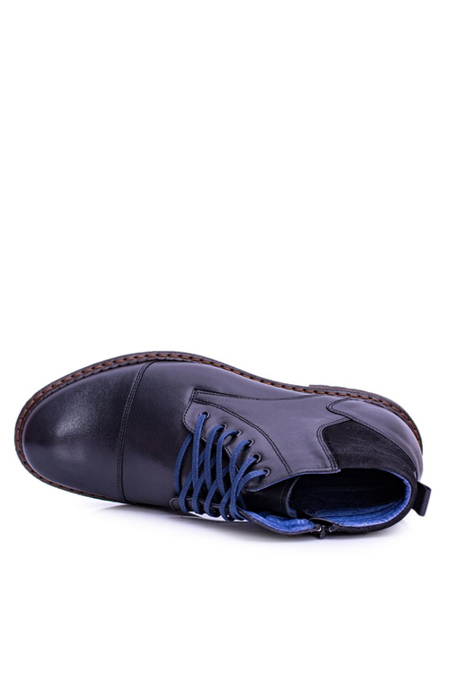 Kožené kožené pánske topánky z kože Nikopol