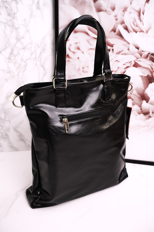 Kabelka nakupujúceho s odnímateľnou Laura Biaggi Black Laura Belt