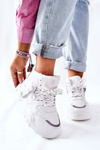 Dámské zateplené Sneakersy Bílé Kaphia