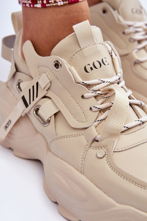 Sportovní Boty Sneakersy GOE MM2N4015 Bežové