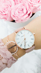 Dámske hodinky Ernest sa cítia ružové