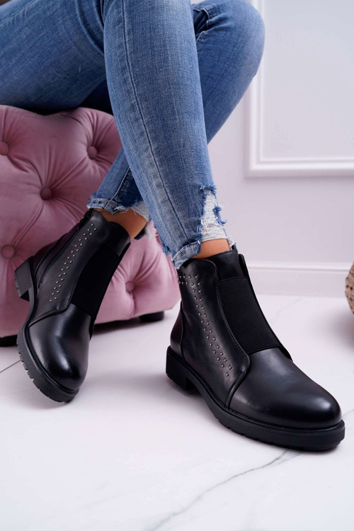 Dámské Kotníkové Boty Černé Sergio Leone BT519