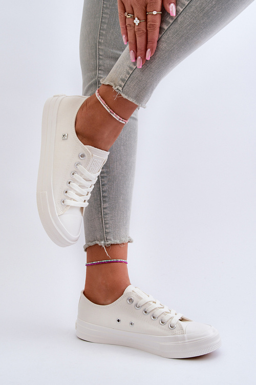 Klasické Dámske Tenisky Big Star NN274285 Biele