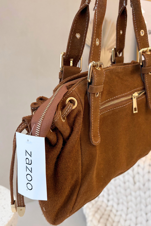 Taška Z Prírodného Semišu Camel Danira