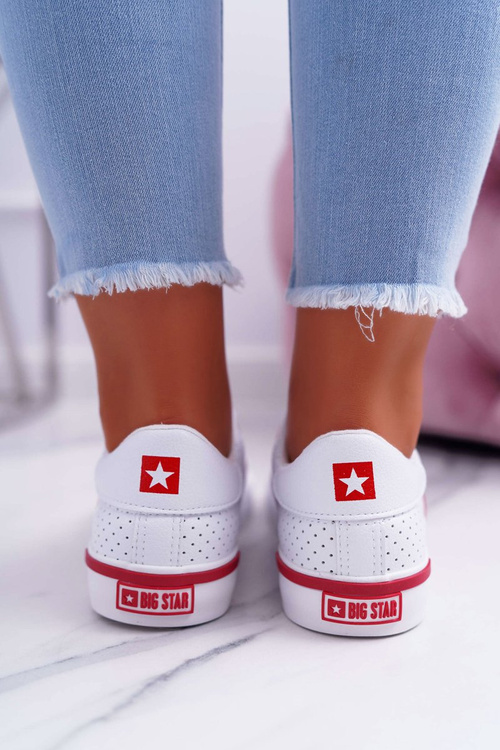 Dámské Tenisky Big Star Bílo-červené EE274337