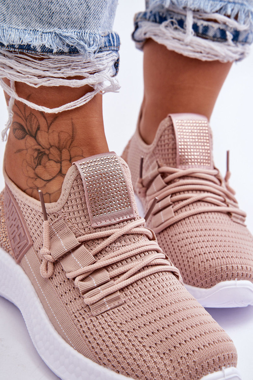 Dámské Sportovní Boty Na Suchý Zip Růžové Hold Me!