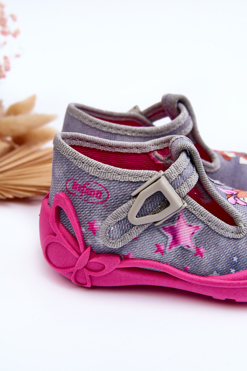 Sandals Papcie veveričky befado 213p137 Gray-ružové