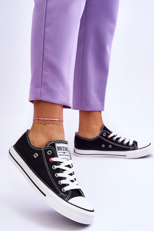 Dámska veľká hviezda T274023 Čierne tenisky