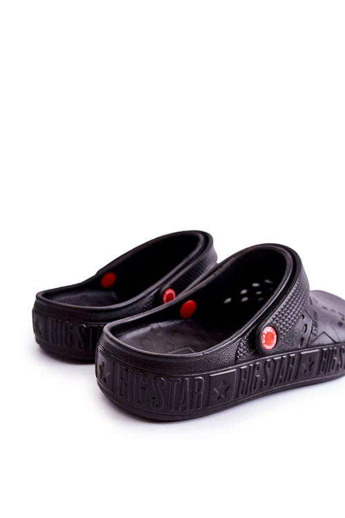 Ľahká Kroksy veľká hviezda II175001 Black Flip -flops