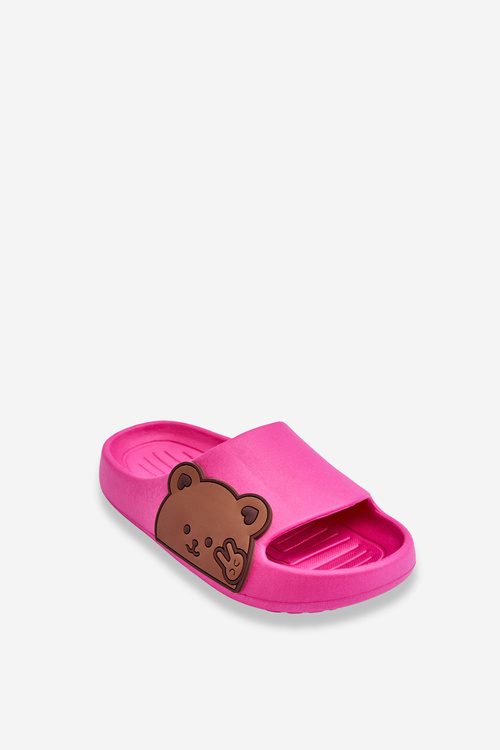 Lehké Pěnové crocs S Medvídkem Fuchsie Todi