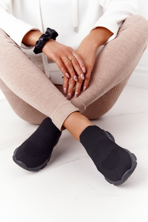 Dámské Tenisky Slip-on Černé Yoga Class