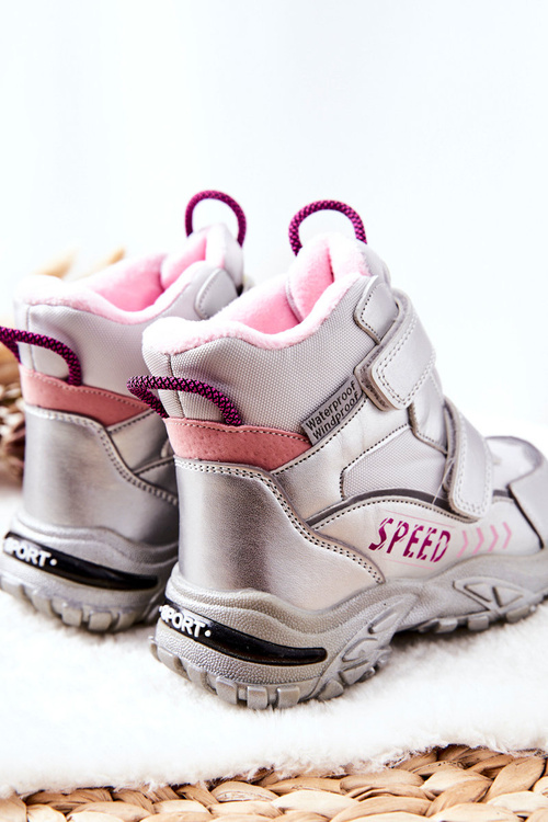 Percy izolované snehové topánky pre suchý zips