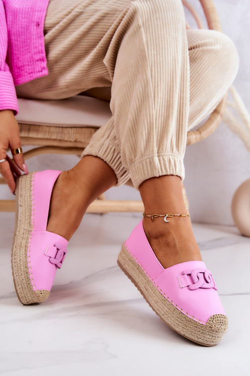 Classic Espadrilles na Pink Julianne Platform