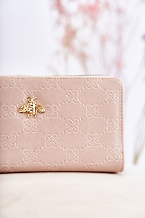 Dámská velká peněženka s ornamentem béžový Fabio