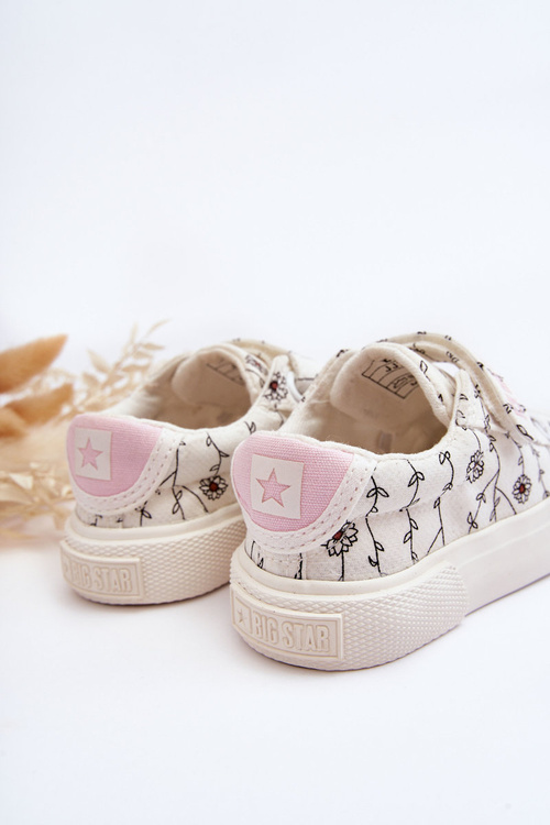 Veľká hviezda JJ374102 tenisky bieleho materiálu