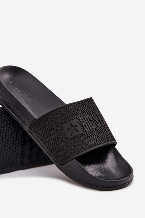 Pánské Pantofle Na Pěnové Podešvi Big Star SS174356 Černé