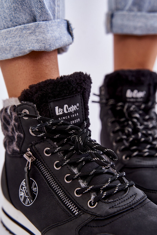 Dámské zateplené boty Lee Cooper LCJ-22-31-1448 černé