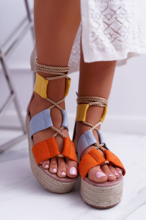 Dámské Vícebarevné sandály na plošině Espadrilles Manado