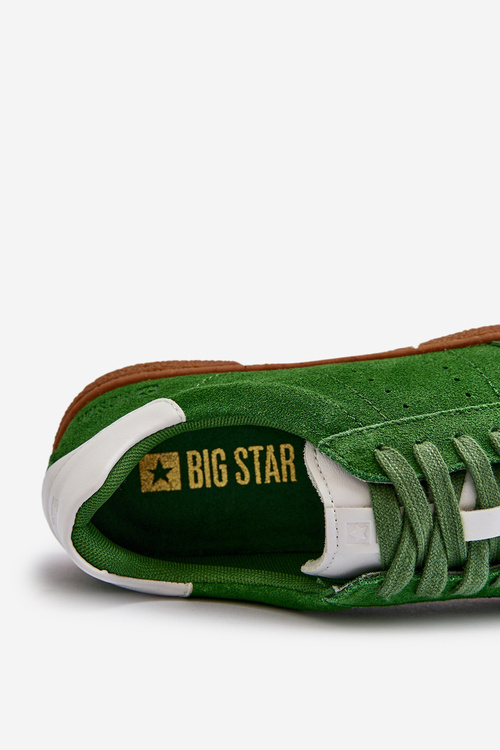 Mužské semišové tenisky Big Star NN174188 Zelené