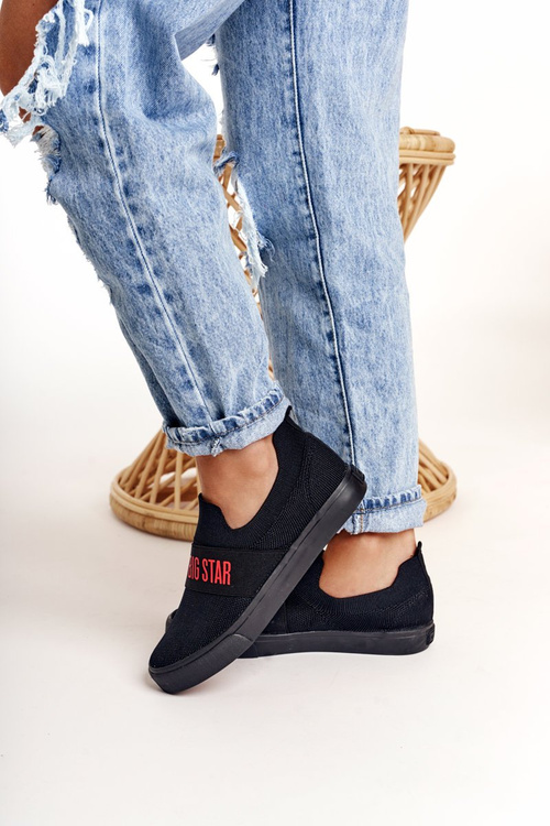 Dámské Tenisky Slip-on Big Star FF274221 Černé