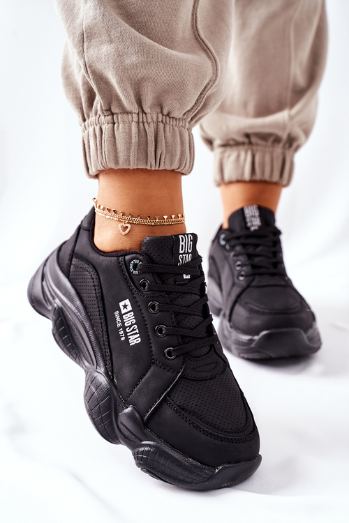 Dámska športová topánka Pamäť pamäť Penu veľká hviezda II274356 čierna