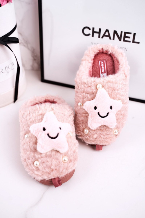 Dětské Domácí Izolované Pantofle Růžové Little Star