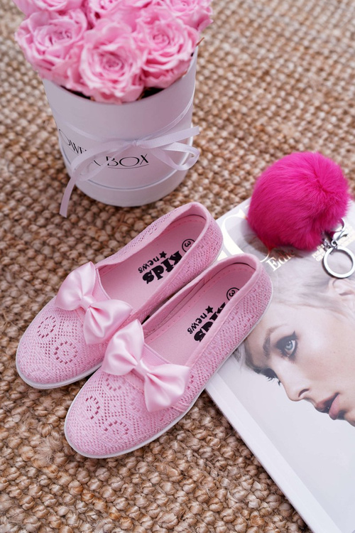 Detské mládežnícke čipky ružové dudi