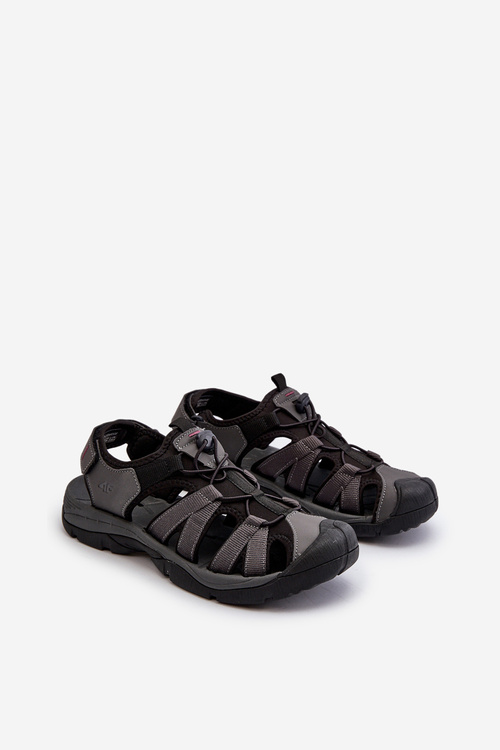 Pohodlné pánské sandály 4FRSS24FSANM058-23S šedé