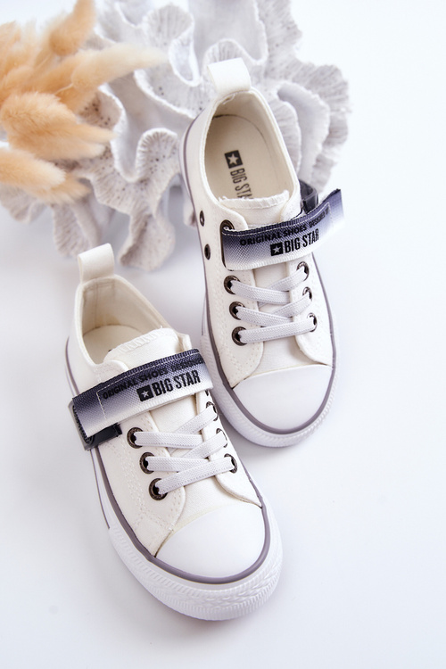 Dětské nízké tenisky BIG STAR JJ374070 Bíle