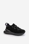 Dámske Zamszové Tenisky Na Platforme S Hrubým Šnurovaním Artiker 54C1464 Čierne