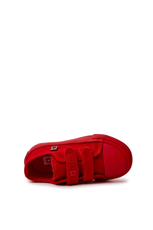 Detská klasická veľká hviezda JJ374046 Červené tenisky