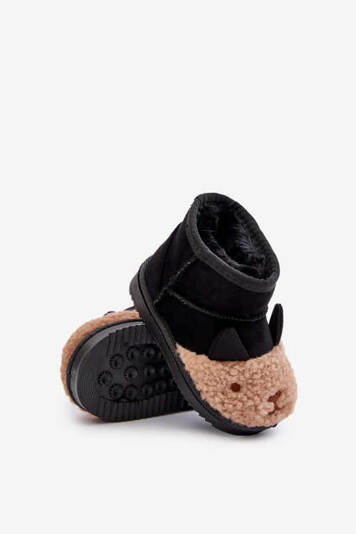 Zateplené detské snehule Lamy čierne Esandira