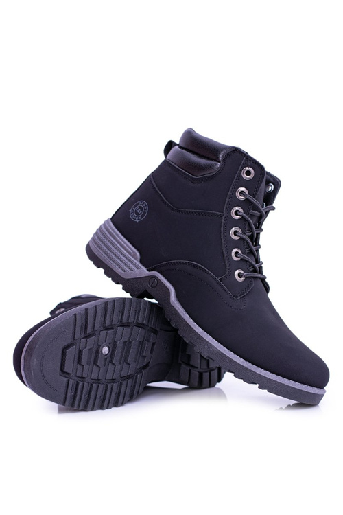 Teplá pánská černá treková obuv Smith's Endurance