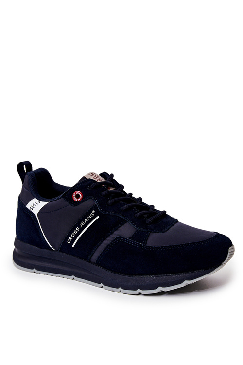 Pánske športové topánky krížové džínsy JJ1R4015C Navy Blue