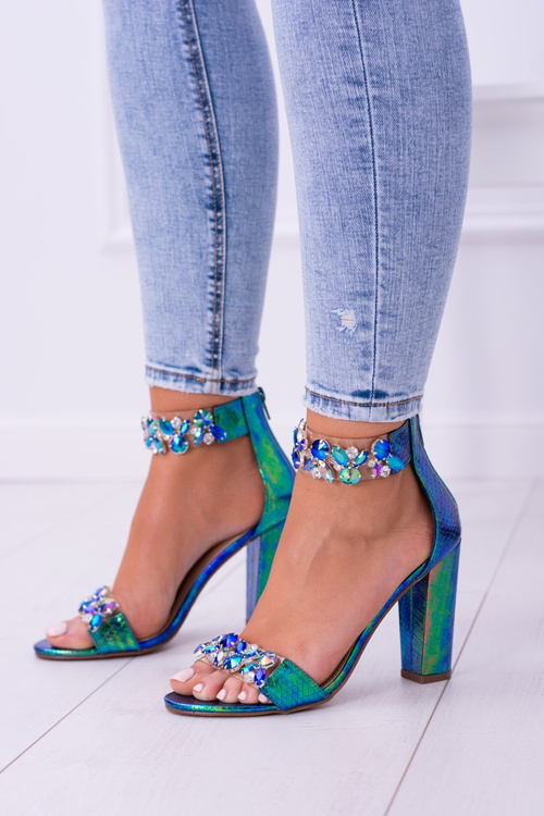 Lu Boo Sandály Zirkony Lambada