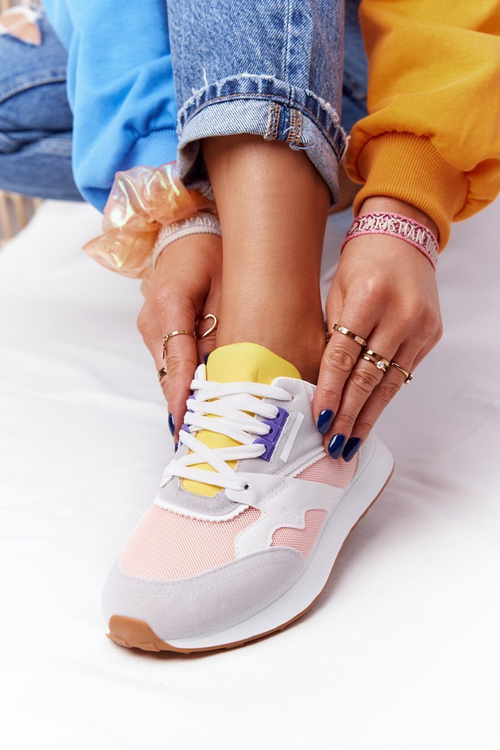 Dámská Sportovní Obuv Sneakersy Růžové-šedé After Hours