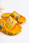 Ľahké detské flip -flops oranžové astro