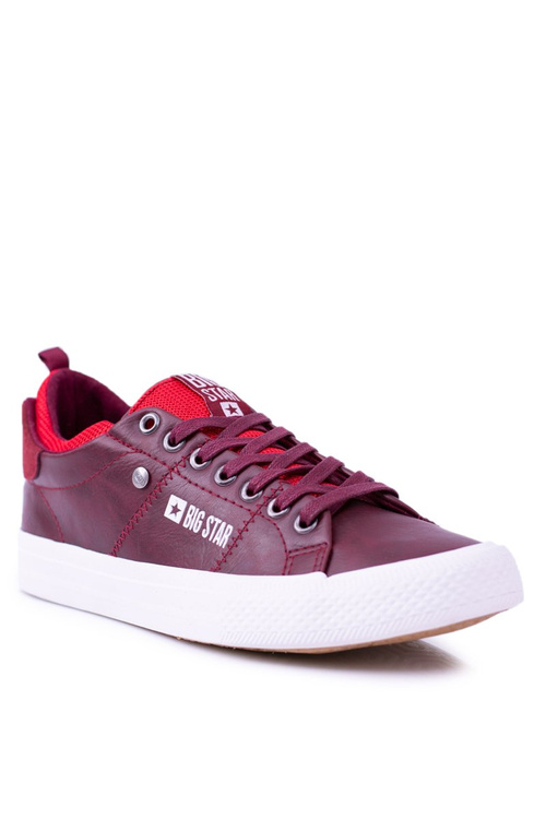 Big Star Pánske burgundské tenisky BB174011
