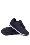 Solid Men Black Trekking Shoes Newlans