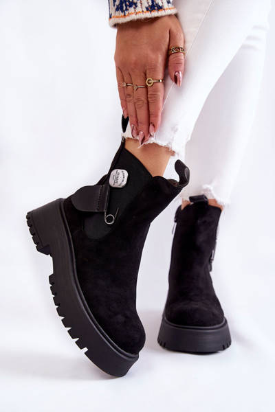 Suve izolované topánky čierne magis