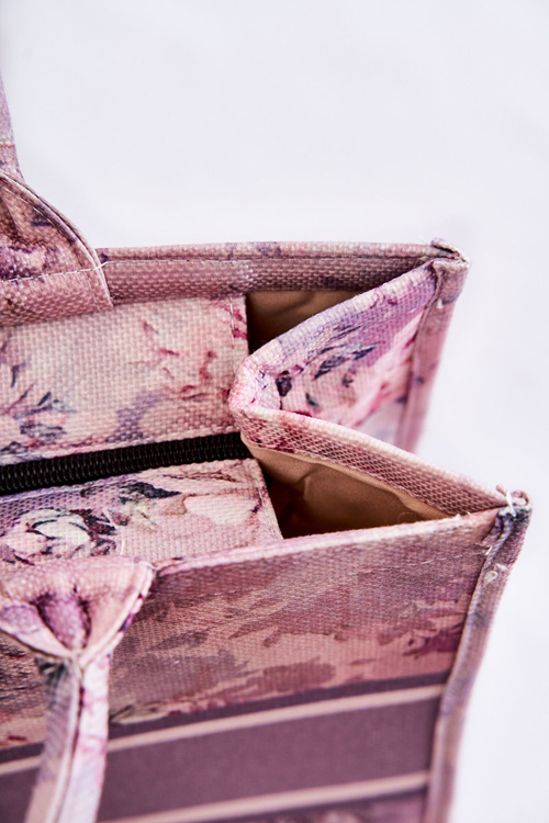 Veľký klasický ružový a fialový vrecko Micola