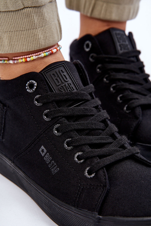 Dámské klasické vysoké tenisky Big Star LL274001 Černé